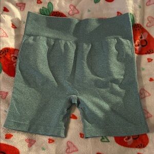 Women's Green Bike Shorts